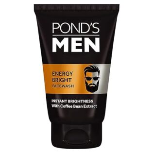 Pond's Men Energy Bright Anti-Dullness Facewash With Coffee Bean, 100 gm